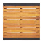 Bolero quadratischer Stahl und Akazienholz Bartisch 60cm – Bild 7