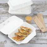 Fiesta Kompostierbare Bagasse Lebensmittelbehälter 9x6" (200 Stück) – Bild 5