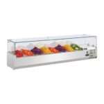 Polar Serie G Aufsatzkühlvitrine 8 x GN1/4 – Bild 4