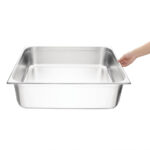 Vogue GN-Behälter Edelstahl 200mm GN2/1 – Bild 3