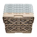 Cambro Gläserspülkorb beige mit 36 Fächern max Glashöhe 25,7cm – Bild 5