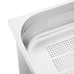 Vogue GN-Behälter Edelstahl 10cm GN1/1 gelocht – Bild 5