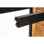 Bolero Stahl- und Akazienholzbänke 100cm (2 Stück) – Bild 7