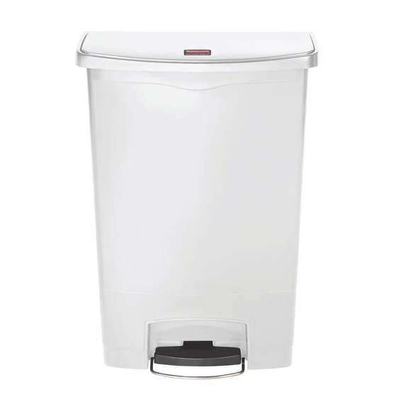 download_cjln-fq.jpg Rubbermaid Slim Jim Front Step Pedaleimer weiß 90L – Bild 1