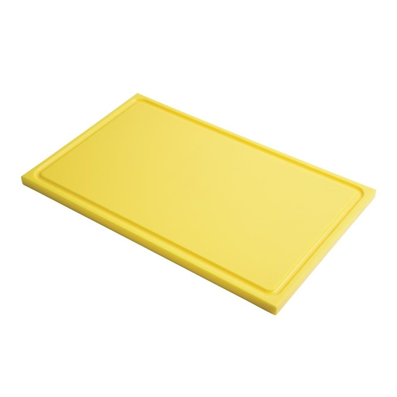 download_clos-c3.jpg Gastro M Schneidebrett mit Saftrille GN1/1 gelb – Bild 1