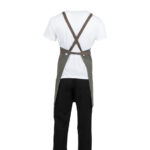 Southside Baumwoll-Canvas Latzschürze Khaki – Bild 5