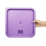 Hygiplas Quadratischer Deckel Violett Groß – Bild 5