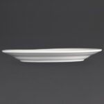 Olympia Whiteware Teller mit breitem Rand 20cm (12 Stück) – Bild 3