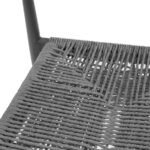 Bolero Eden PE Twist Rattan Outdoor Barhocker Charcoal (2 Stück) – Bild 4