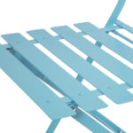 Bolero klappbare Terrassenstühle Stahl azurblau (2 Stück) – Bild 8