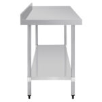 Vogue Arbeitstisch mit Aufkantung und Regalboden 180 x 70cm – Bild 6