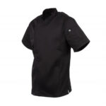 Chef Works Springfield Zipper Herren Kochjacke Schwarz L – Bild 4