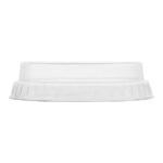 Vegware Flache kompostierbare Deckel ohne Loch 200ml (1000 Stück)