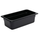 Vogue GN-Behälter GN1/3 schwarz 100mm – Bild 2