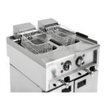 Buffalo 600 Serie freistehende Doppelbehälter-Elektrofritteuse 2x 8Ltr – Bild 7