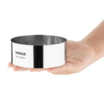 Vogue Moussering Edelstahl 3,5 x 9cm – Bild 3
