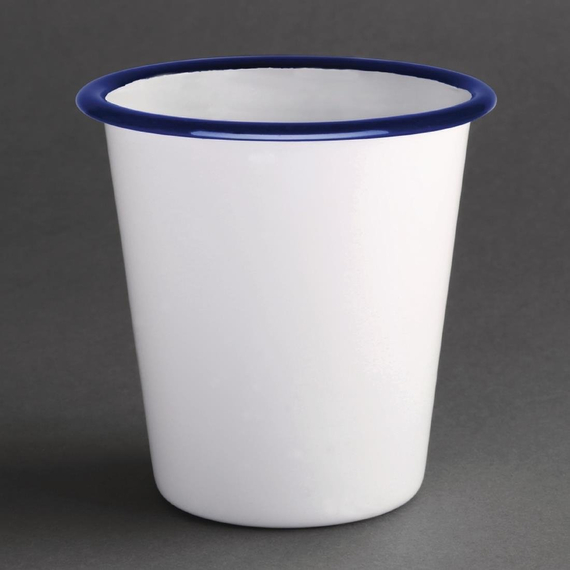 download_dghn-3x.jpg Olympia emaillierte Becher weiß-blau 31cl (6 Stück) – Bild 1