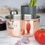 Vogue Induktionskochtopf mit drei Wänden aus Kupfer 200 x 100 mm – Bild 6