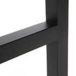 Bolero quadratischer Stahl und Akazienholz Bartisch 60cm – Bild 9