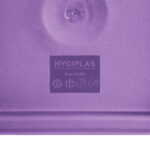Hygiplas Quadratischer Deckel Violett Groß – Bild 3