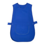 Weißes Tabard mit Tasche Königsblau – Bild 7