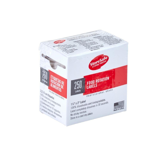 download_dmo6-1n.jpg Cambro StoreSafe Food Rotation Halbformat Etiketten 24x 250 Blatt – Bild 1