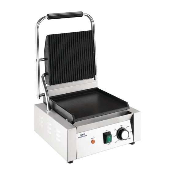 download_dn15-r5.jpg Nisbets Essentials Kontaktgrill gerillte obere Platte – Bild 1