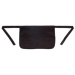 Whites Unisex Kellnerschürze mit Tasche schwarz