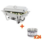 SONDERANGEBOT Milan Chafing-Dish mit 24 x Brennpaste – Bild 4