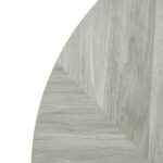 Bolero, vorgebohrte runde Tischplatte im Chevron-Design, 600 mm – Bild 3