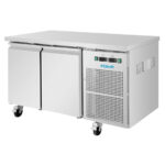 Polar U-Series Doppeltüriger Untertheken-Kühl-/Gefrierschrank 124Ltr – Bild 3