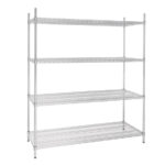 Vogue 4 Reihen Drahtregal-Kit 1525x610mm