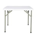 Bolero quadratischer Klapptisch weiß 86 x 86cn – Bild 2