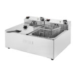 Buffalo Doppel Tank Doppelkorb 2x5Ltr Aufsatzfritteuse 2x2.8kW – Bild 3
