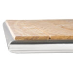Bolero quadratischer klappbarer Tisch Eschenholz 1 Bein 60cm – Bild 7