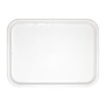 Olympia Kristallon Polypropylen Fast Food Tablett Weiß Groß 450mm