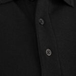 Unisex Poloshirt schwarz L – Bild 6