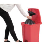 Jantex Küchenpedaleimer rot 45L – Bild 7