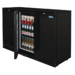 Polar G-Serie 900 mm Barkühler mit Drei Türen 330L Schwarz – Bild 3