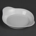 Olympia Whiteware runde Gratinschalen weiß 19,2cm (6 Stück)