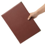 Olympia Speisekarte Kunstleder bordeauxrot A4 – Bild 5