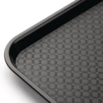 Olympia Kristallon Polypropylen Fast-Food-Tablett Schwarz Mittel 415mm – Bild 4