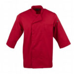 Chef Works Unisex Chefs Jacke Rot S – Bild 6