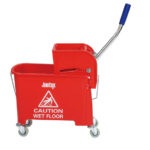 Jantex Moppeimer mit Mopppresse rot 20L – Bild 2