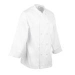 Chef Works Unisex Le Mans Chefs Jacke Weiß S – Bild 2
