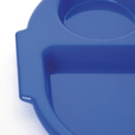 Olympia Kristallon Kleines Menü Tablett aus Polycarbonat für Lebensmittel Blau 322mm (10 Stück) – Bild 2
