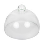 Speiseglocke aus Glas 21cm
