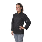 Whites Vegas Kochjacke lange Ärmel schwarz XS – Bild 8