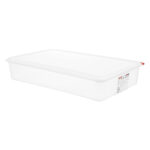 Araven Polypropylen 1/1 Gastronorm Lebensmittelbehälter 13,7 Ltr mit Deckel (4 Stück) – Bild 3
