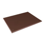 Hygiplas LDPE extra dickes Schneidebrett braun 600x450x20mm – Bild 2